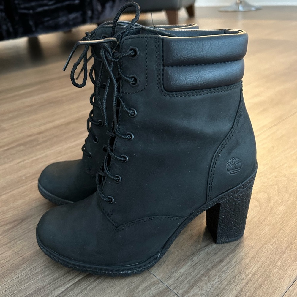 Timberland Women's Black Heeled Boots